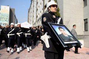 Şehit polis Taşdemir'e veda