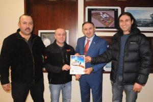 Sadi Kurtulan'a teşekkür ziyareti