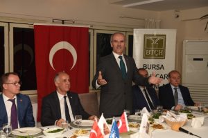 Bursa Büyükşehir'den Tarihî Çarşılar Federasyonu'na destek
