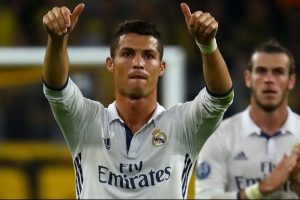 Cristiano Ronaldo dalya için sahada