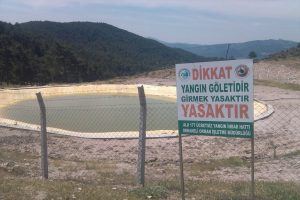 Bursa'da yangın havuzları kışa hazırlanıyor