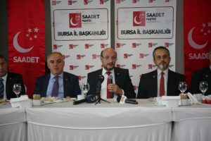 Saadet Partisi Bursa İl Başkanı Bursa'daki sorunlara değindi