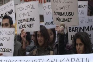 İstanbul'da Adana'daki yurt faciası için eylemler