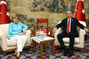 Cumhurbaşkanı Erdoğan Merkel'le görüştü