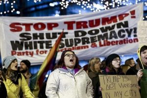 Chicago'da Trump karşıtı gösteri