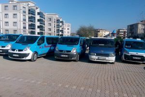Bursa Mustafakemalpaşa'da dolmuşlar kaldırıldı