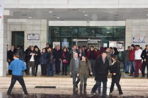 Bursa'da belediyede deprem tatbikatı