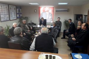 Bursa Karacabey'de mahalle muhtarları ile toplantı