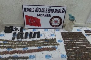 Mezarlıktan cephanelik çıktı