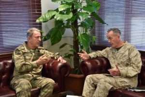 Orgeneral Akar İncirlik'te ABD Genelkurmay Başkanı Dunford ile görüştü