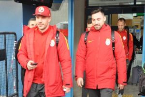 Galatasaray kafilesi Trabzon'a geldi