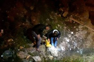 Firari katil zanlısı su kanalında yakalandı