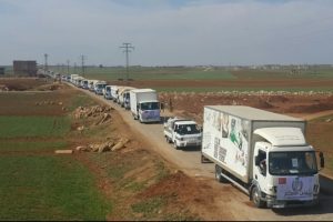 El Bab'a ilk yardım konvoyu ulaştırıldı