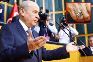 Devlet Bahçeli'den dikkat çeken yüzük