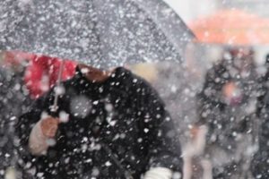 Eskişehir'e Nisan ayında kar yağdı