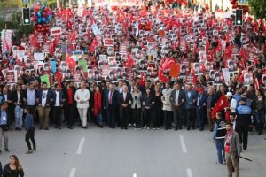 Bursa Nilüfer'de ''Geleceğimiz için yürüyoruz'' etkinliği