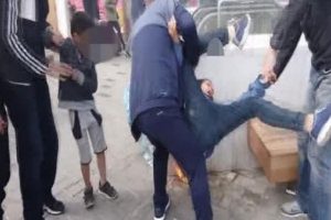 Kentin göbeğinde yine ibretlik görüntüler