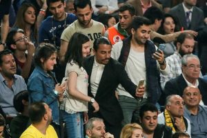 Final Four maçında tribünde sürpriz isim