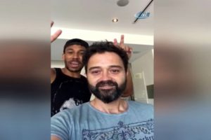 Aubameyang'dan Türkiye'ye selam