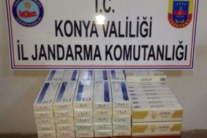 Yolcu otobüsünde 740 paket kaçak sigara ele geçirildi