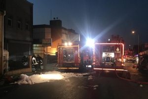 Fabrikada korkutan yangın