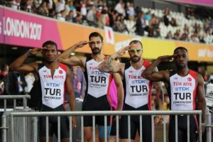 4x100 Bayrak Takımı, dünya yedincisi oldu