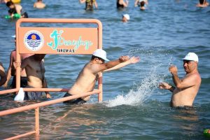 Engelli plajı, tüm Türkiye'den ilgi görüyor