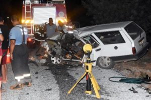 Bodrum'da kaza: 1 ölü, 1 yaralı