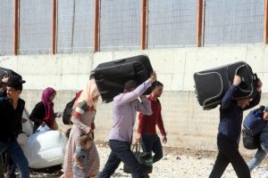 15 bini aşkını sığınmacı bayram için Suriye'de