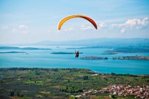 Yamaç paraşütü meraklıları Bursa Nilüfer'de buluşuyor