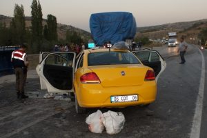 Ankara'da trafik kazası: 1 ölü, 1 yaralı