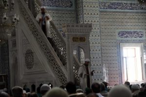 Bursa'da işitme engelliler için işaret dili ile cuma hutbesi