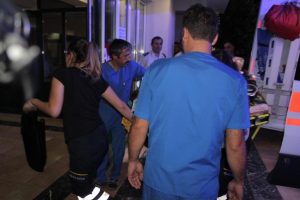 Kopan bacak için zamanla yarıştılar