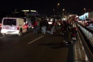 Motosiklet kazası: 1 yaralı