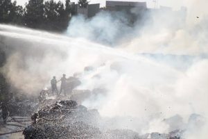 Kahramanmaraş'ta kağıt ve ambalaj fabrikasında yangın