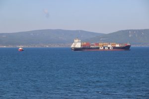Çanakkale Boğazı'nda gemi arızası