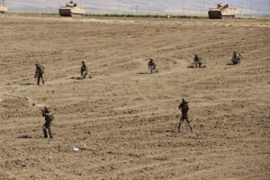 Habur'daki tatbikat 25'inci gününde