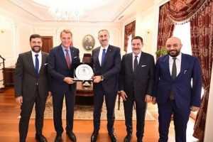 Fikret Orman, Adalet Bakanı Abdulhamit Gül'ü ziyaret etti