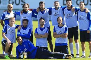 Trabzonspor'da neşeli idman