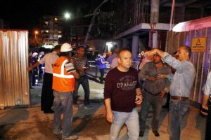 Alışveriş ve kültür merkezi inşaatında göçük: 7 yaralı
