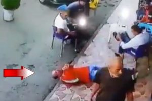 Kalp kriziyle gelen ölüm kamerada