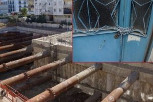 Korku dolu anlar: 7 apartman boşatıldı!