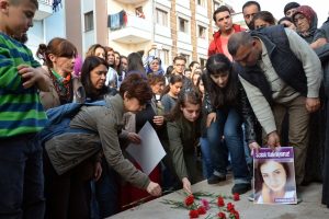 Helin Palandöken öldürüldüğü yerde anıldı