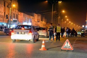 Adana'da hava destekli asayiş uygulaması