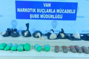 Van'da 14 kilo 194 gram eroine le geçiridldi