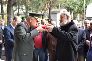 Naaşı bulunamayan şehide 23 yıl sonra temsili mezar