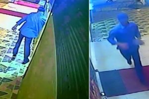 İş yerinden sadaka kutusunu çaldı