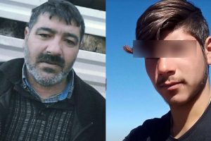 Oğlunun elinden tüfeği almaya çalışırken...