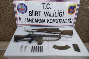 Rusya ve Belçika menşeli silahlar ele geçirildi