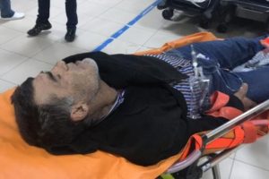 Eşine kızdı, kendini vurdu